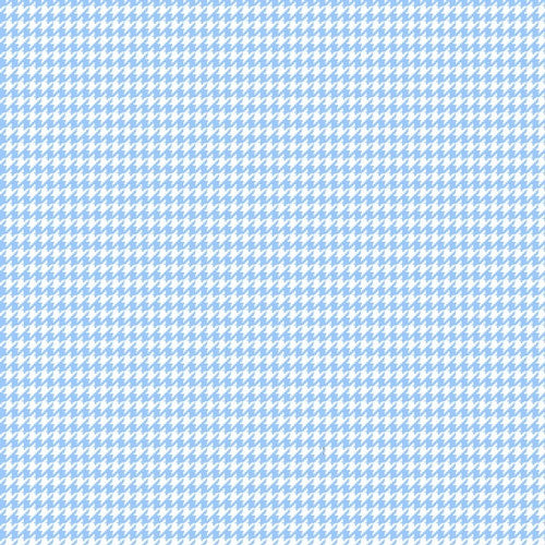 Blue/White Houndstooth Flannel