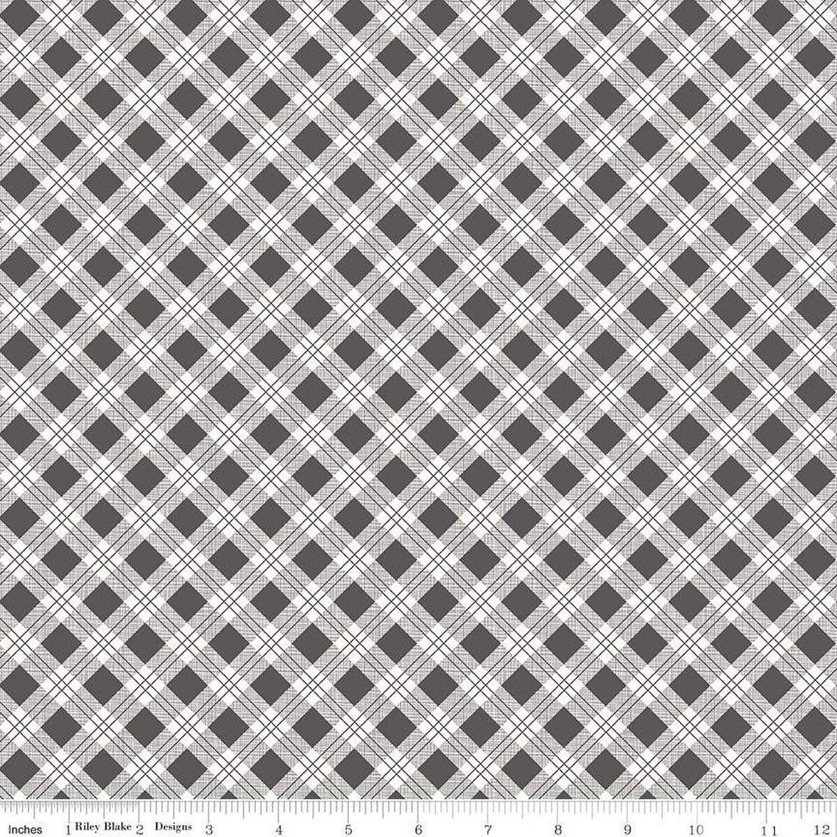 Bee Plaids - Scarecrow Steel
