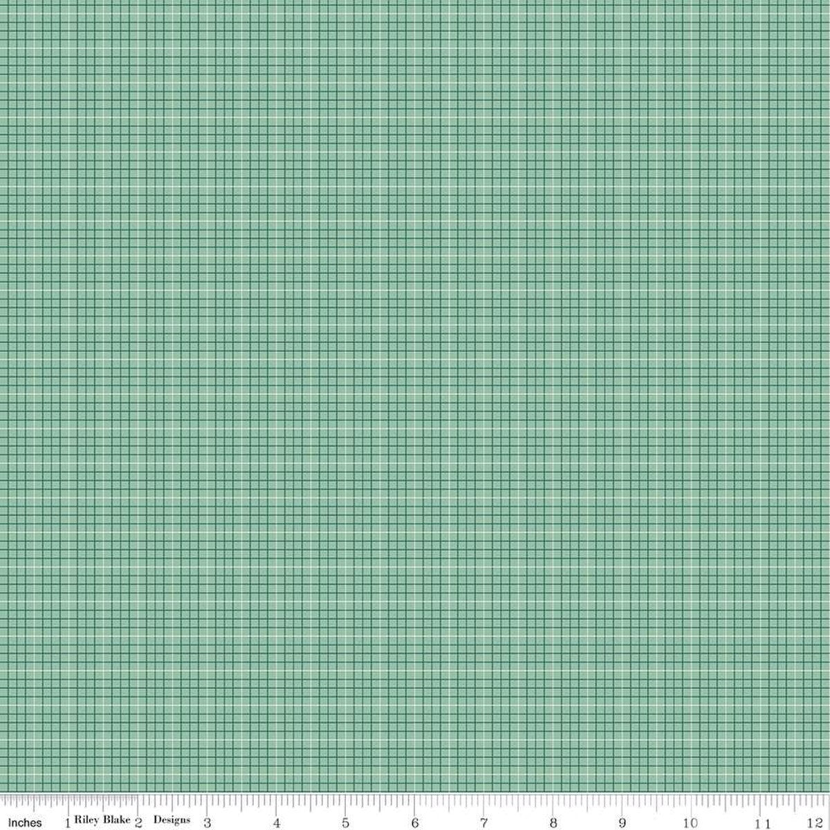 Bee Plaids - Hayride Sea Glass
