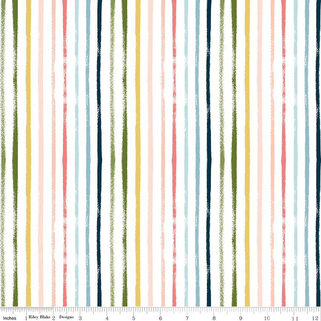 Day in the Life by Echo Park Paper - Stripes - C13664 white