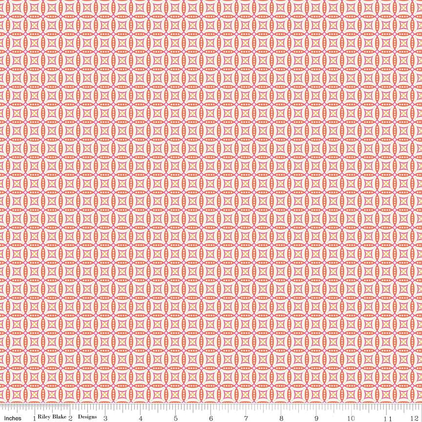Juju's Petals Mosaic (Orange)
