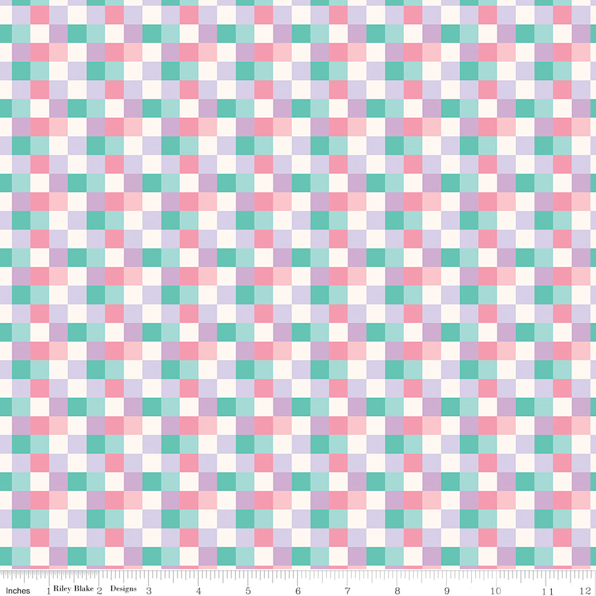 Patchwork Checks PURPLE