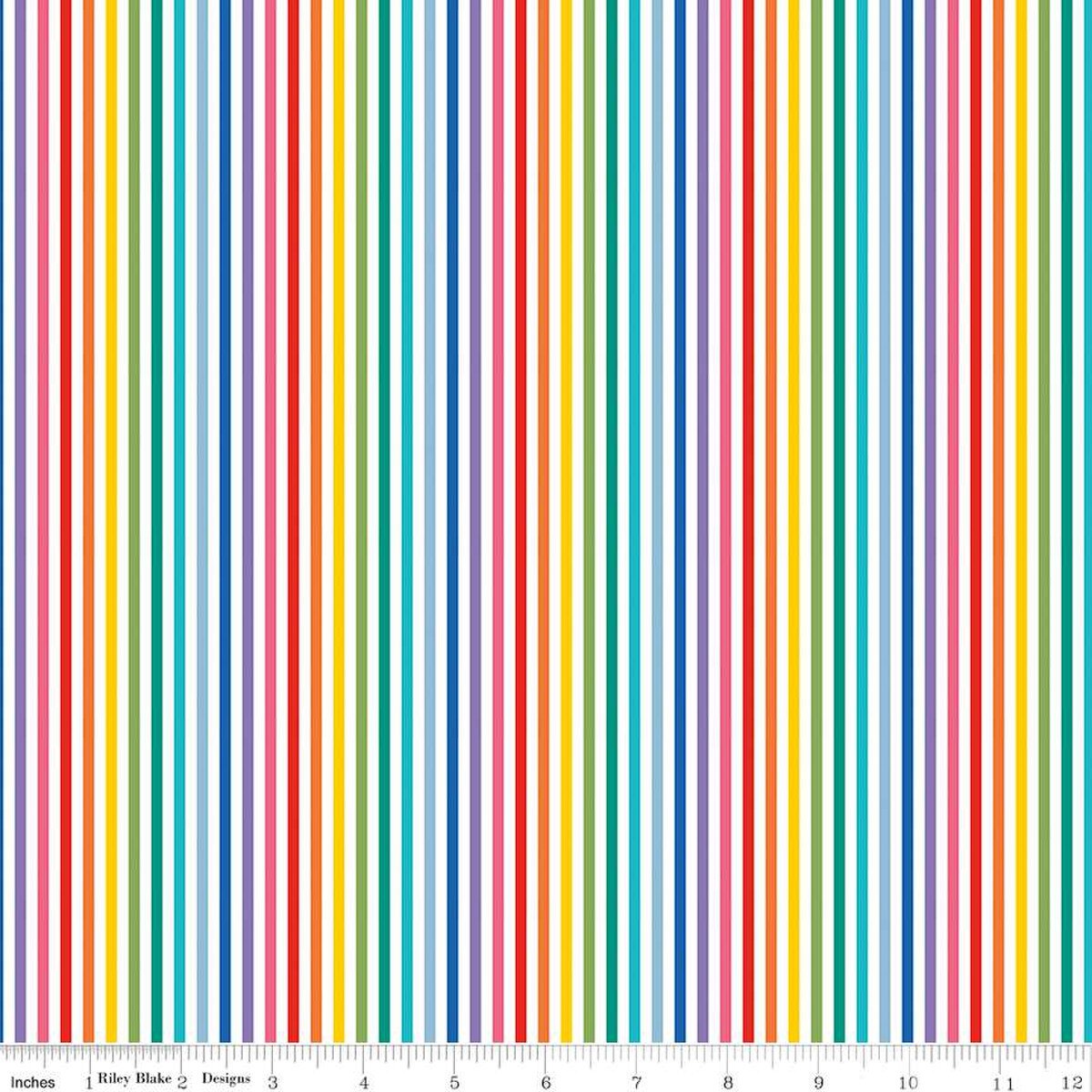 1/8" Stripe Rainbow