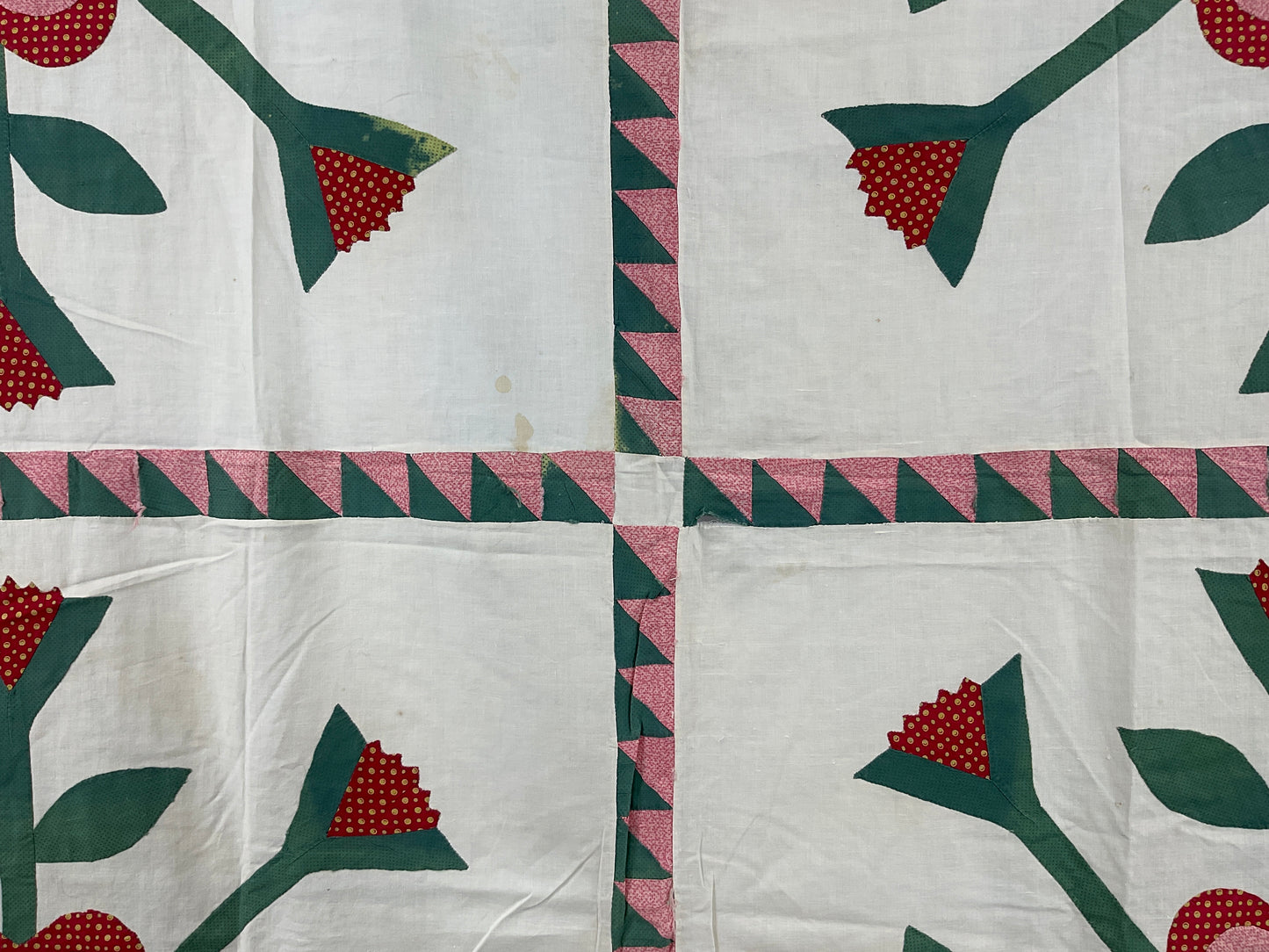 Primitive Antique Quilt Top 99”x99”