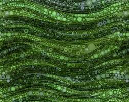 Abstract Circles-Green