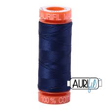 Cotton Mako Thread-Color 2784 (Dk Navy)