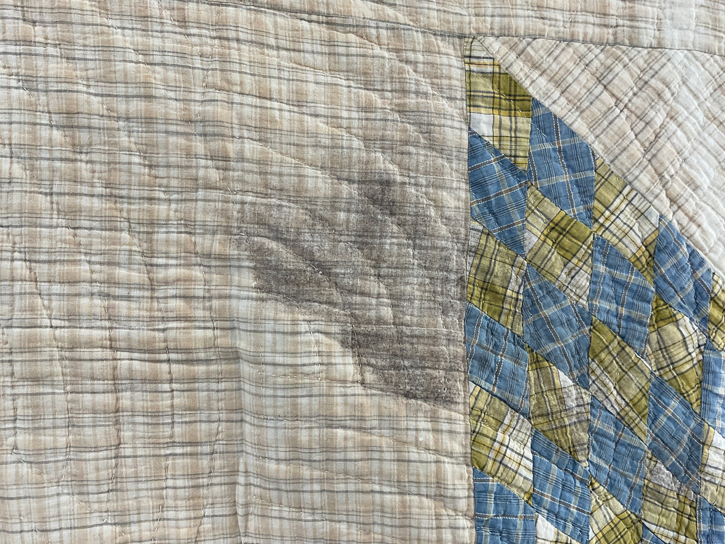 Plaid Lemoyne Star Baptist star quilting
