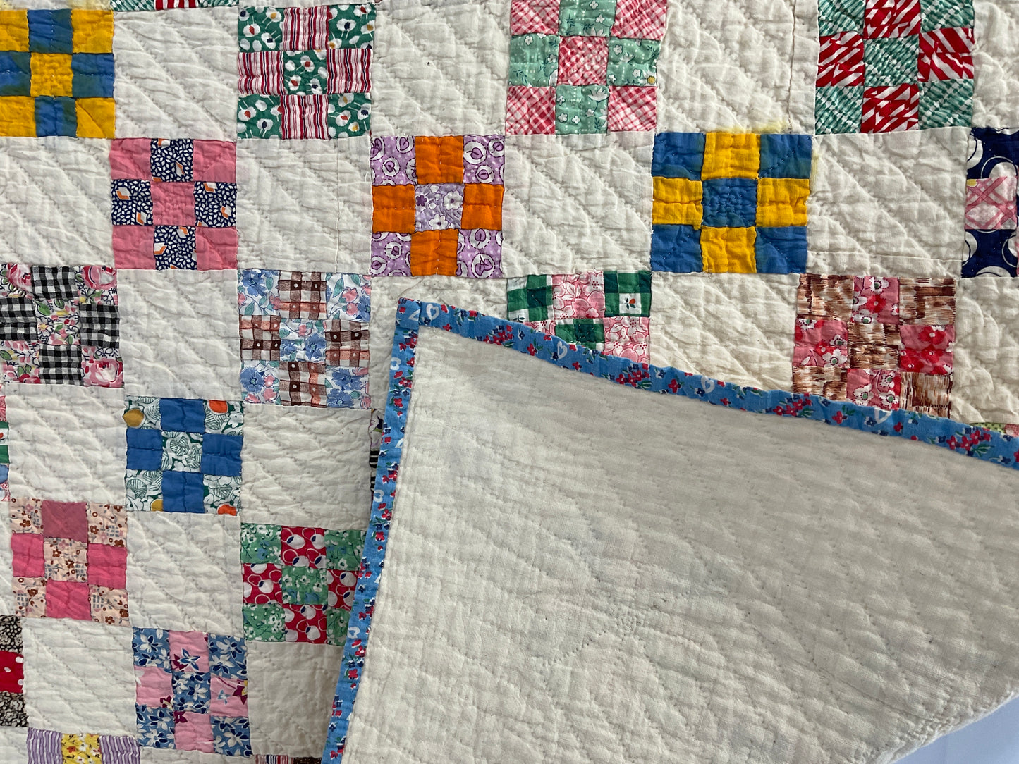 1930s/40s Nine Patch Quilt