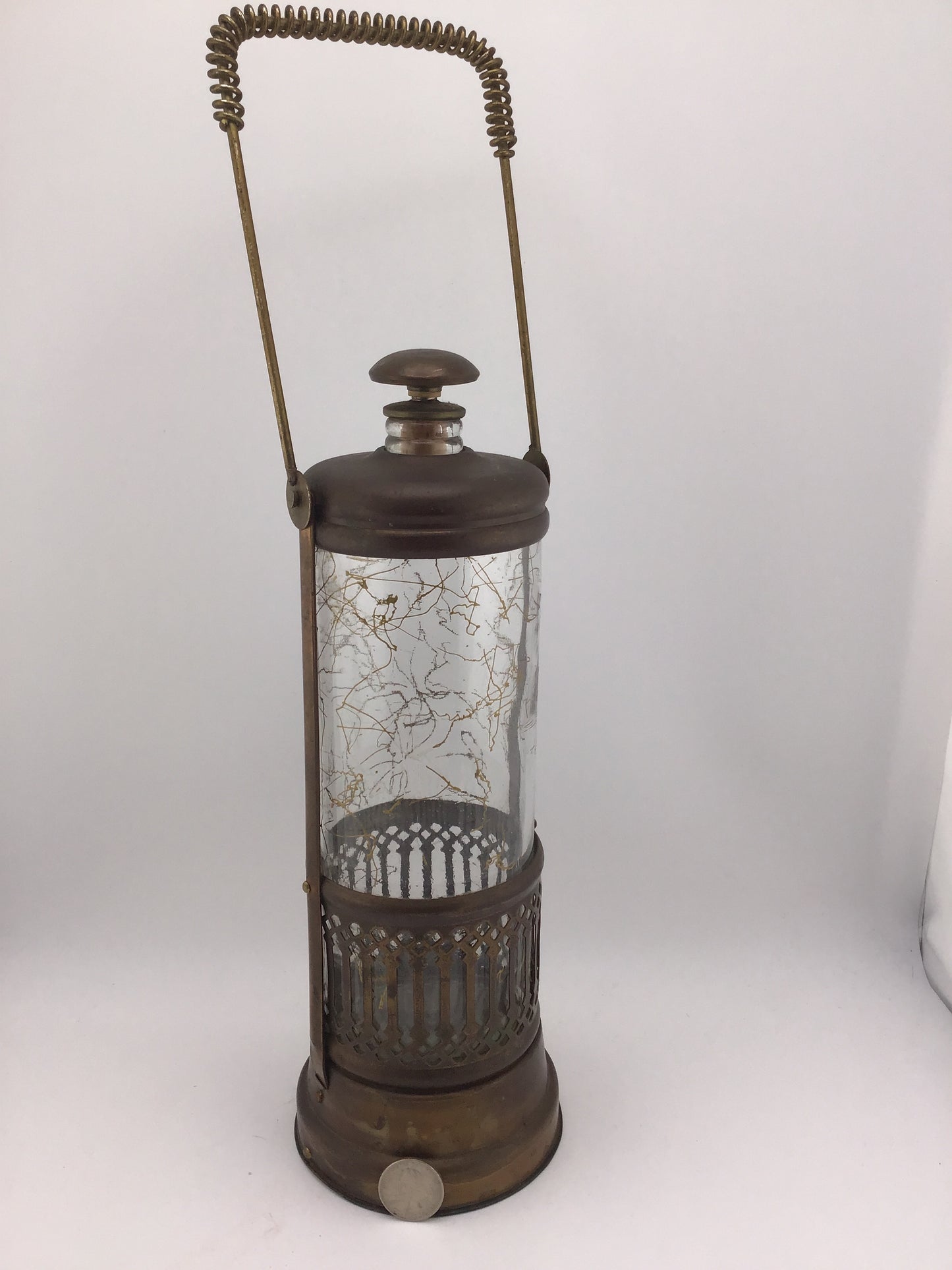 Antique Musical Glass Liquor Decanter