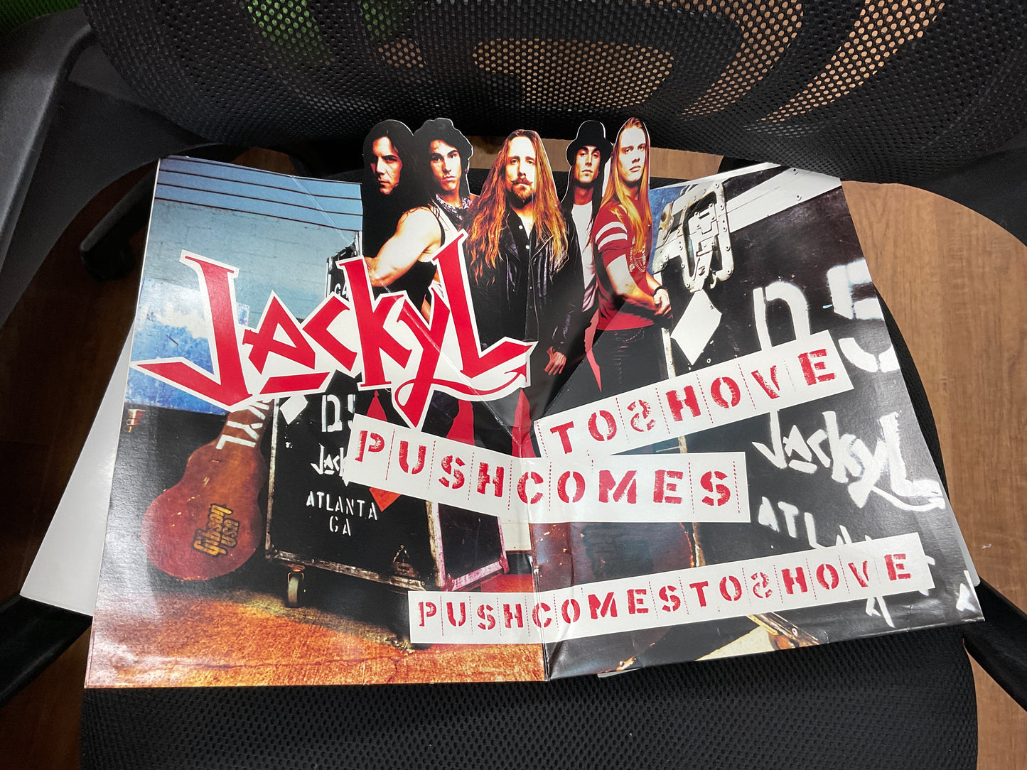 Vintage Jackyl pop up poster