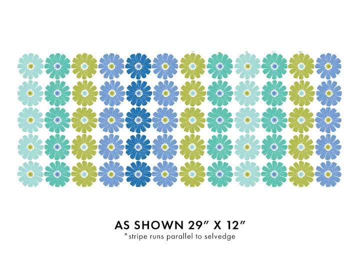 Daisy Ombre Stripe (Blue/Multi)