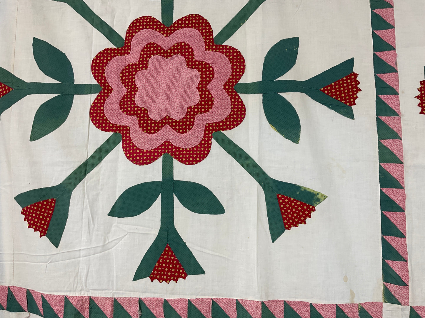 Primitive Antique Quilt Top 99”x99”