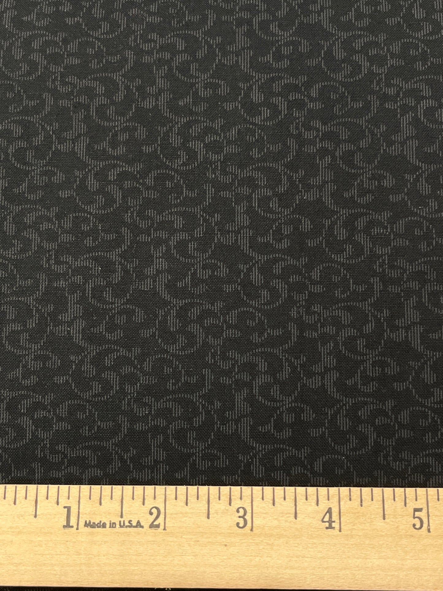 Third Time's a Charm-Black on Black Scroll