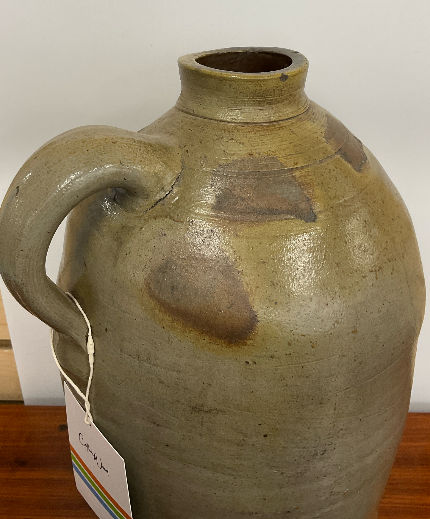 Antique Stoneware Wide Mouth Jug