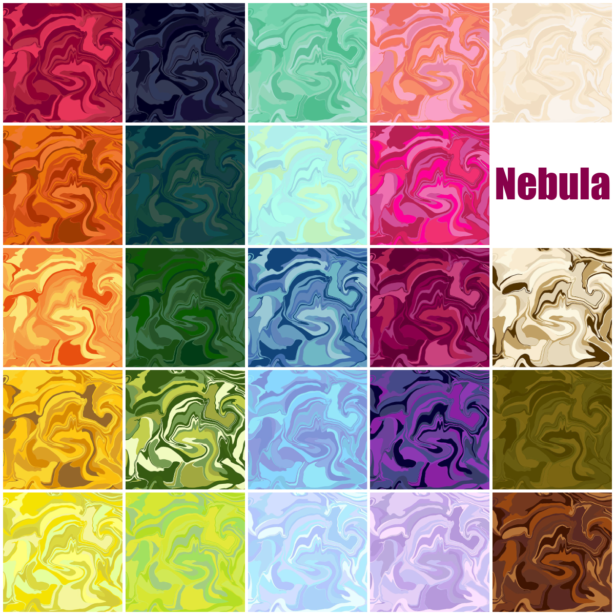 Nebula by Eye Candy Quilts - FQ Bundle
