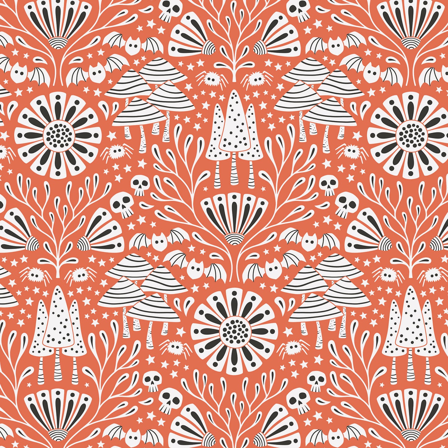 Gothic Whimsy-Gothic Forest (Orange)