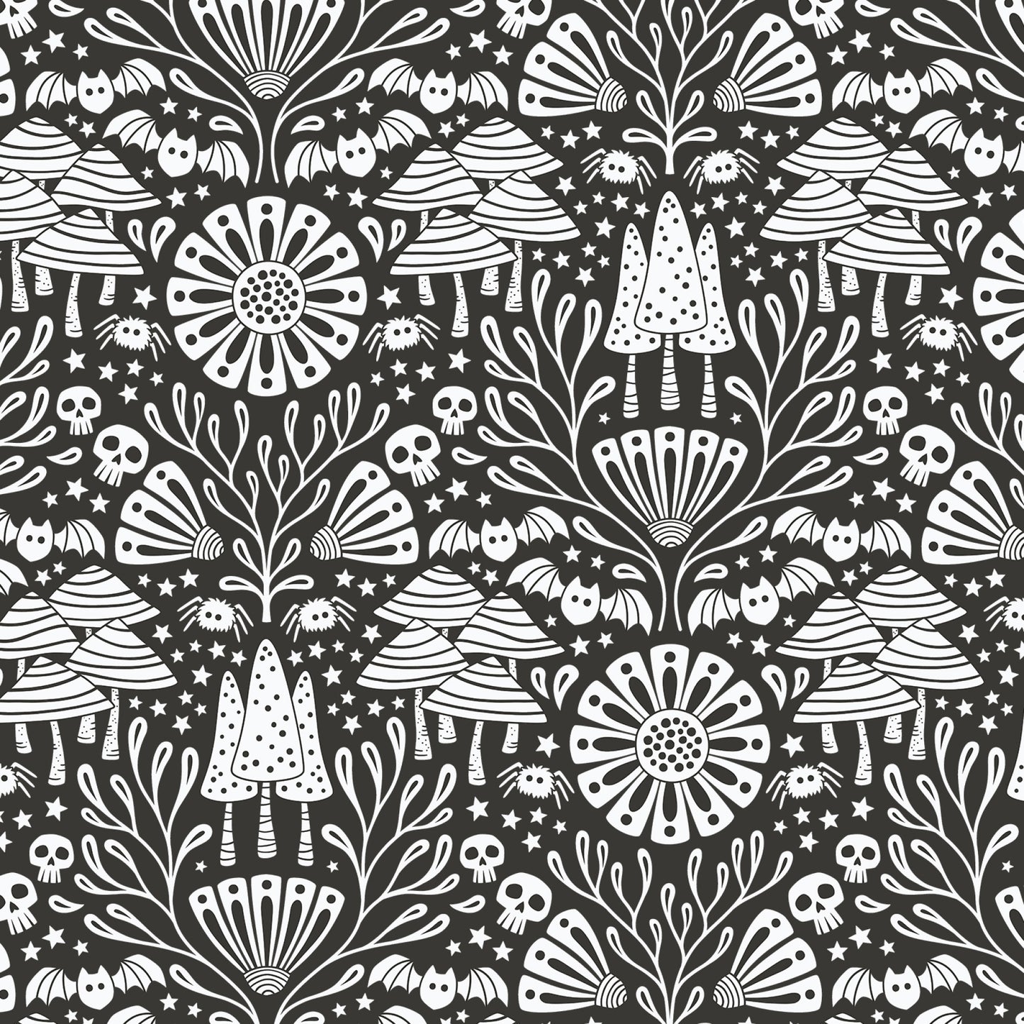 Gothic Whimsy-Gothic Forest (Black)