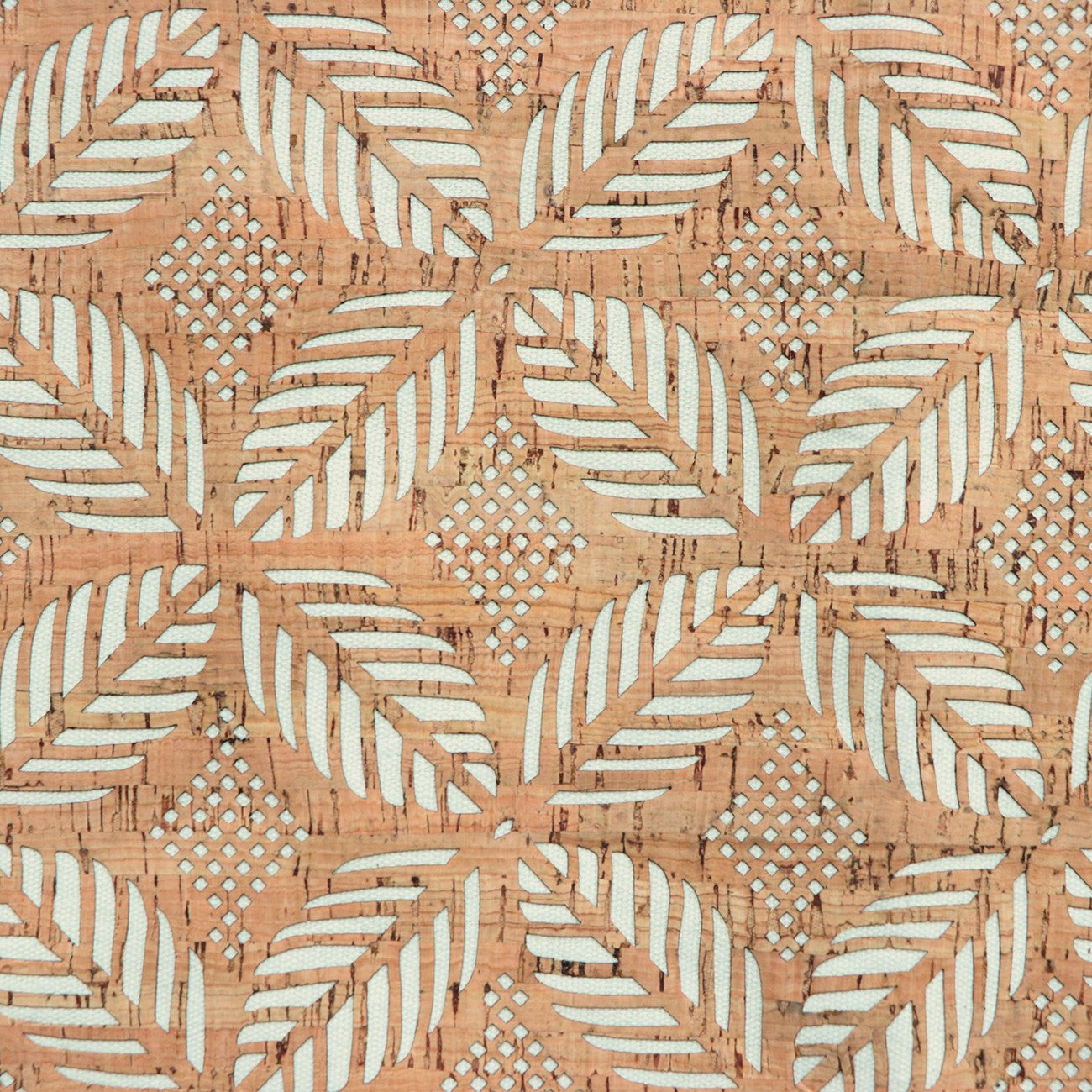 Sallie Tomato Canvas (Cream Canvas Backed Palms)