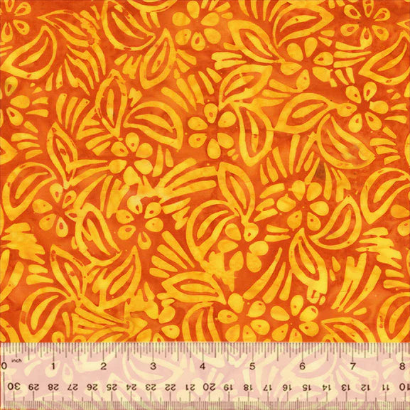 BATIK-Hibiscus (Orange)