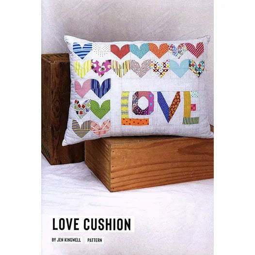 Love Cushion by Jen Kingwell