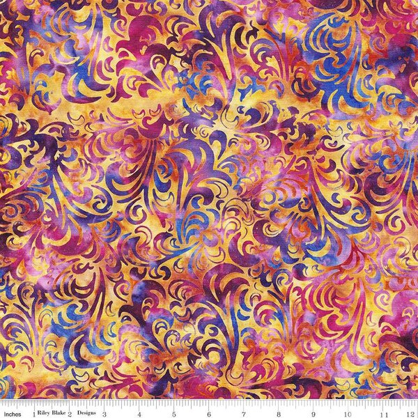 Expressions Batiks Elemental Twirl & Swirl (Golden Moxie)