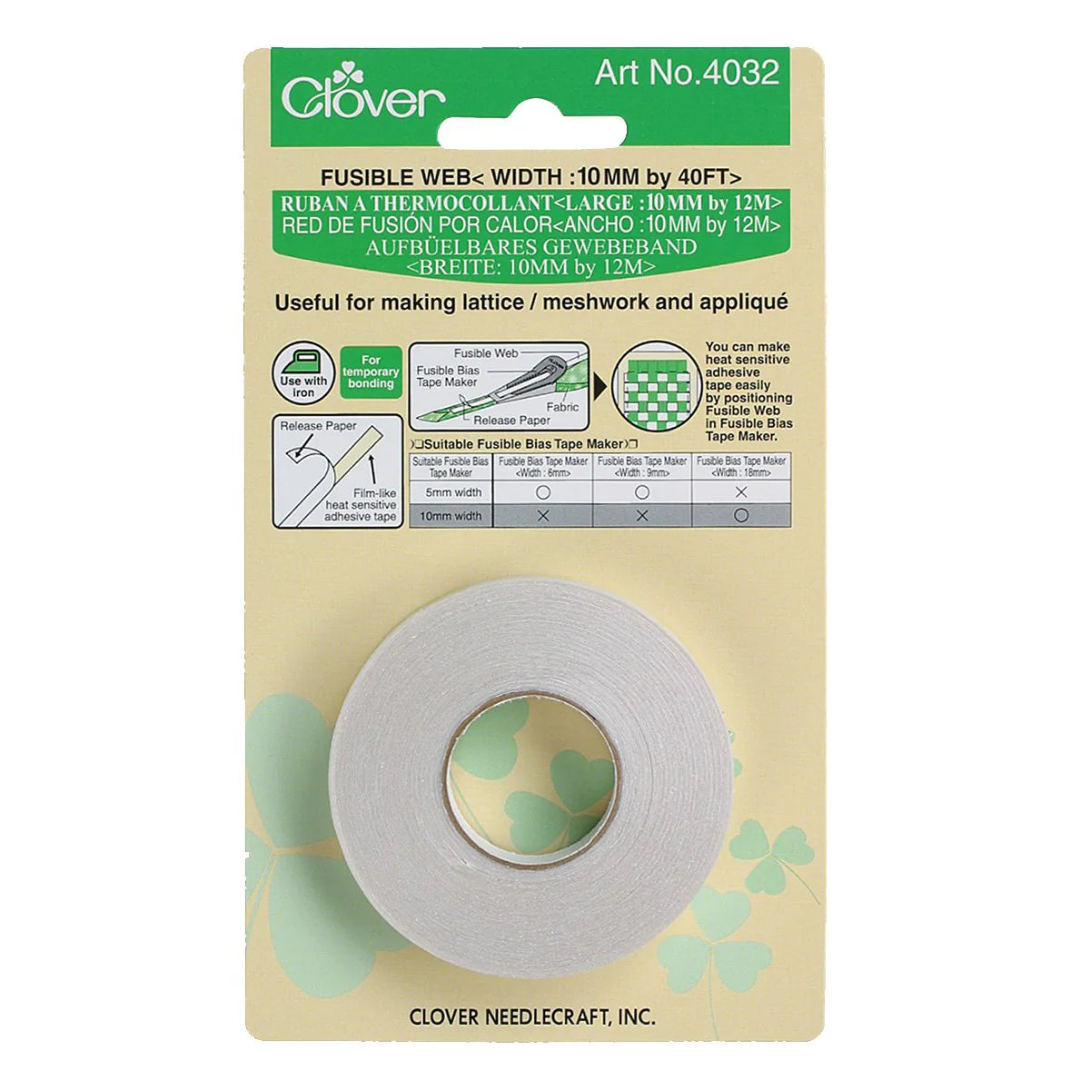 Clover Fusible Web (10mm)