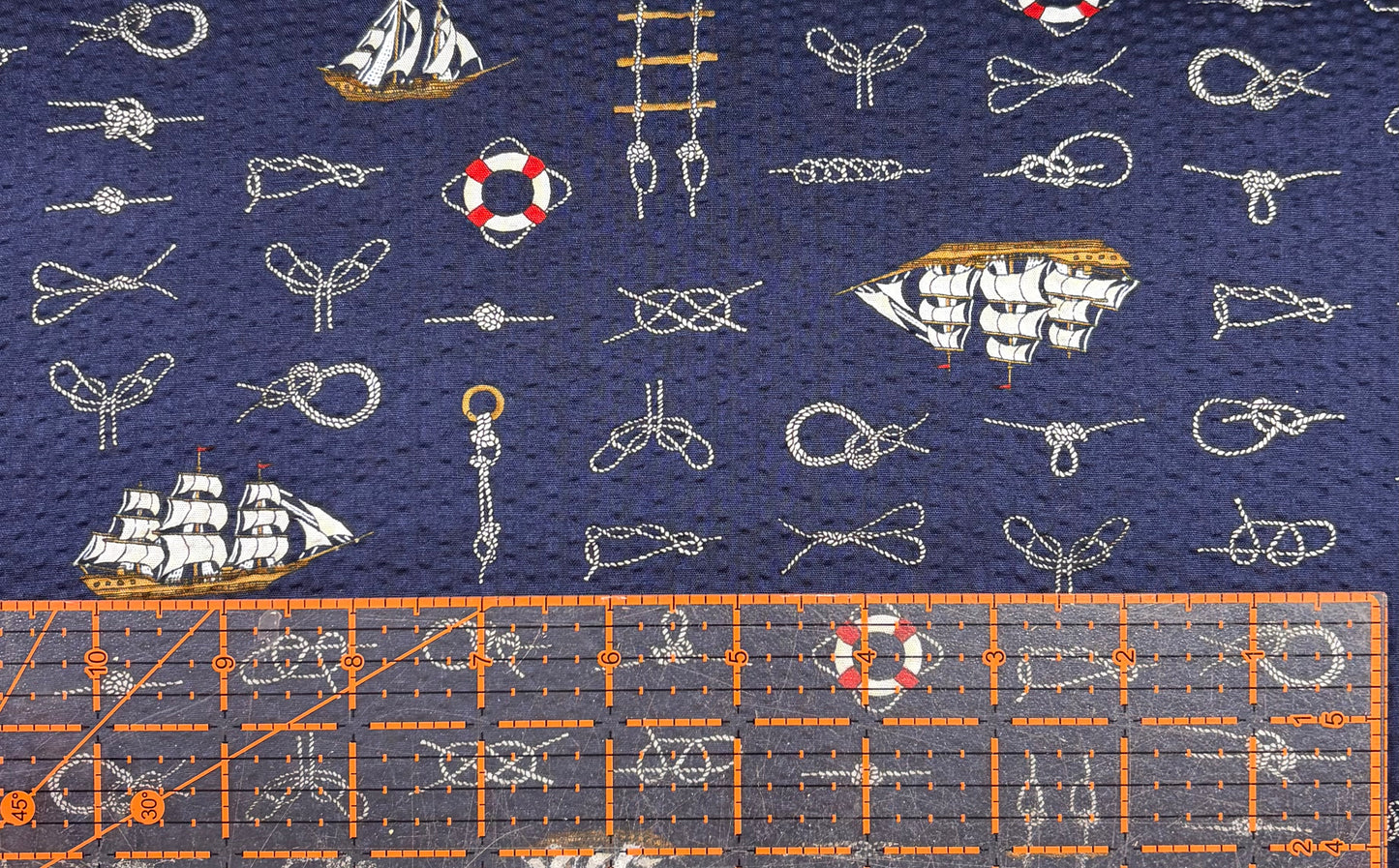 Mariners Knots & Sails (Navy)