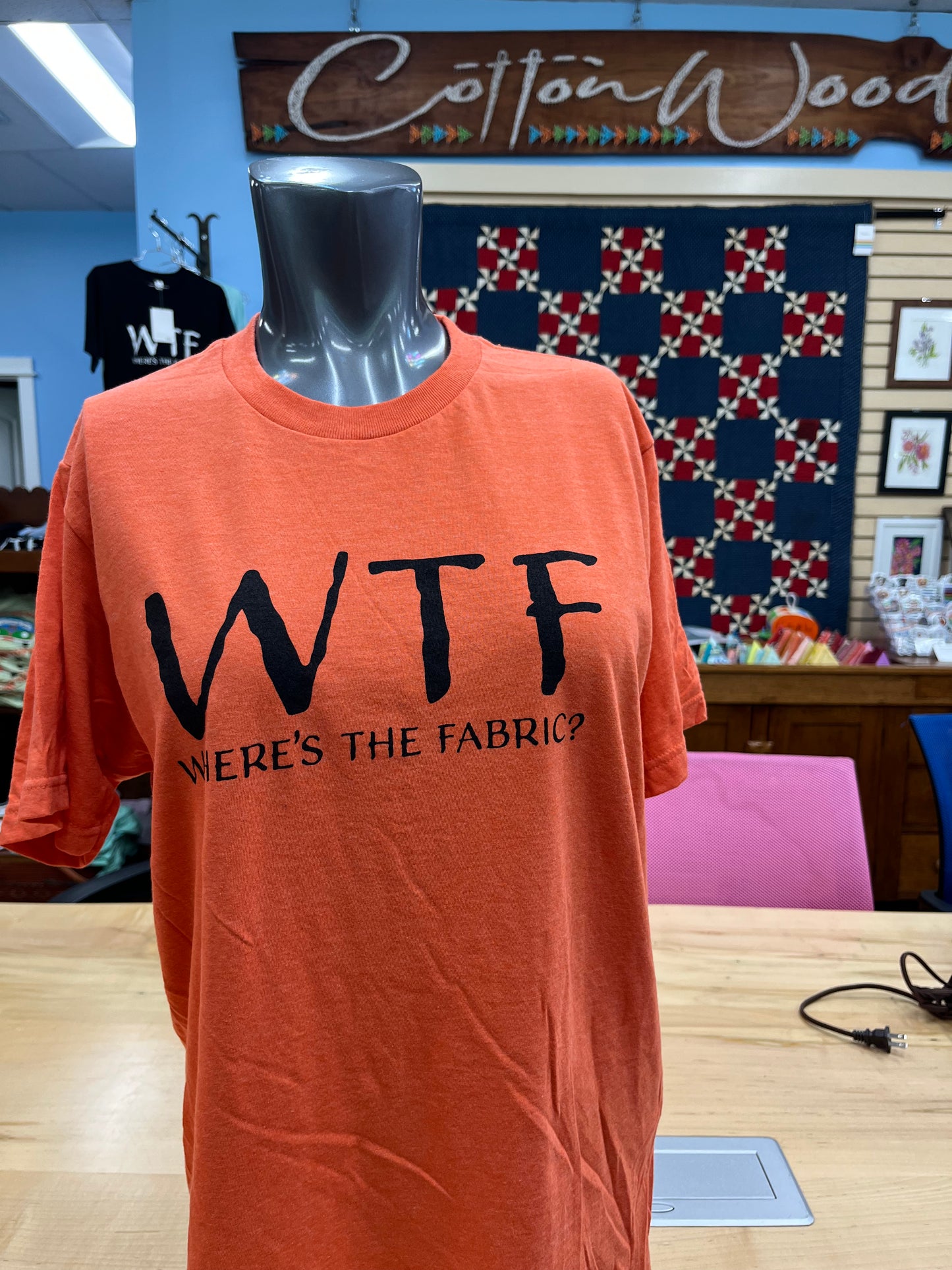 Cottonwood Tshirt Crewneck (Orange WTF)