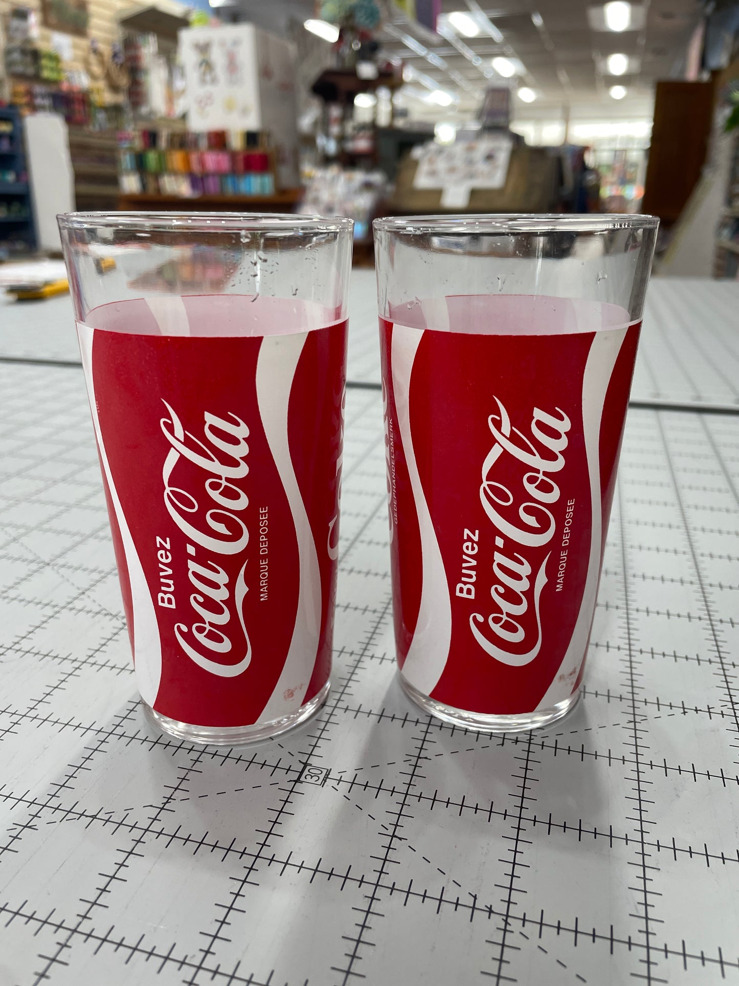 Vintage Italian Coca Cola Glass