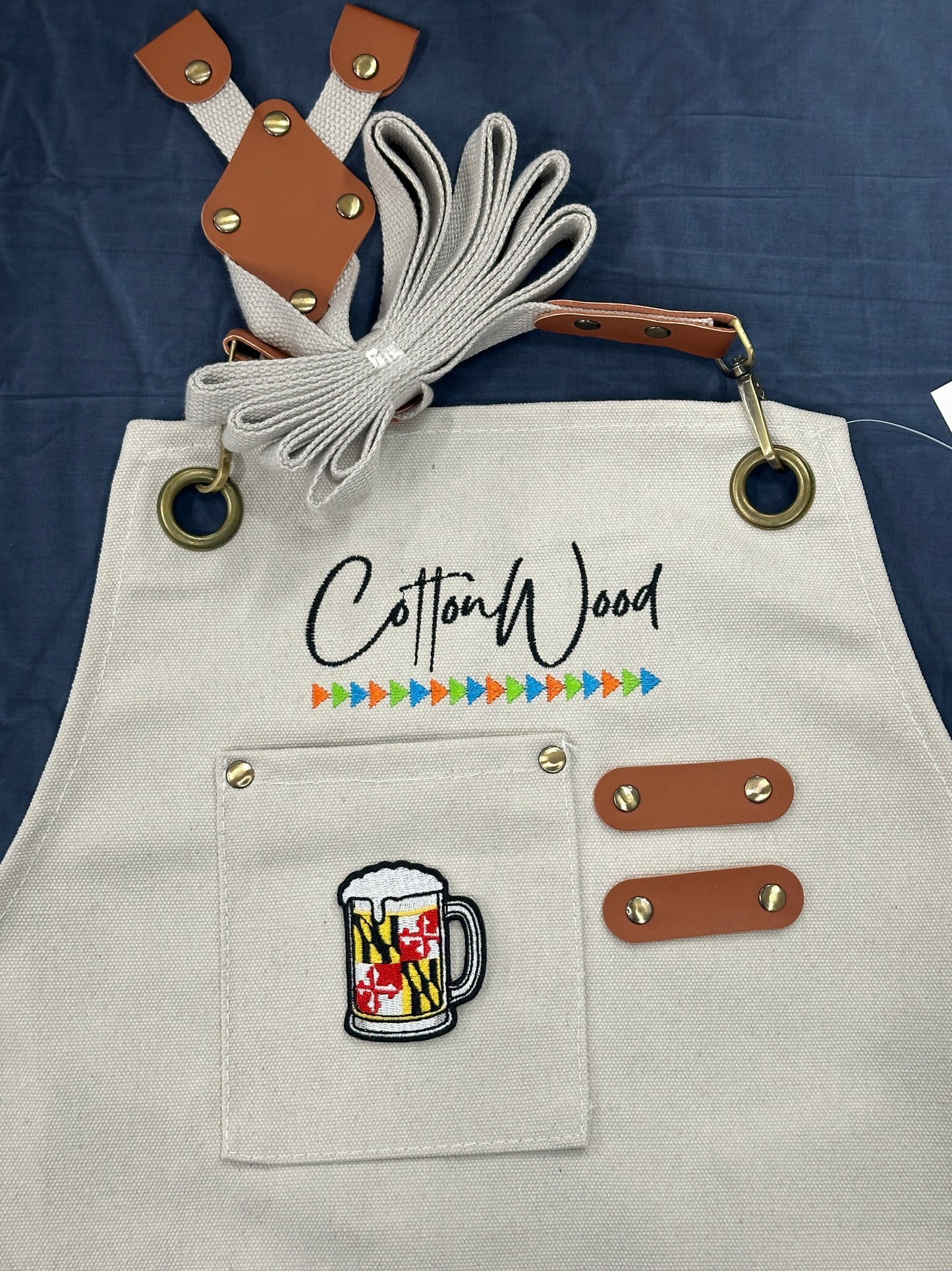 Maryland flag Beer Mug On Patch