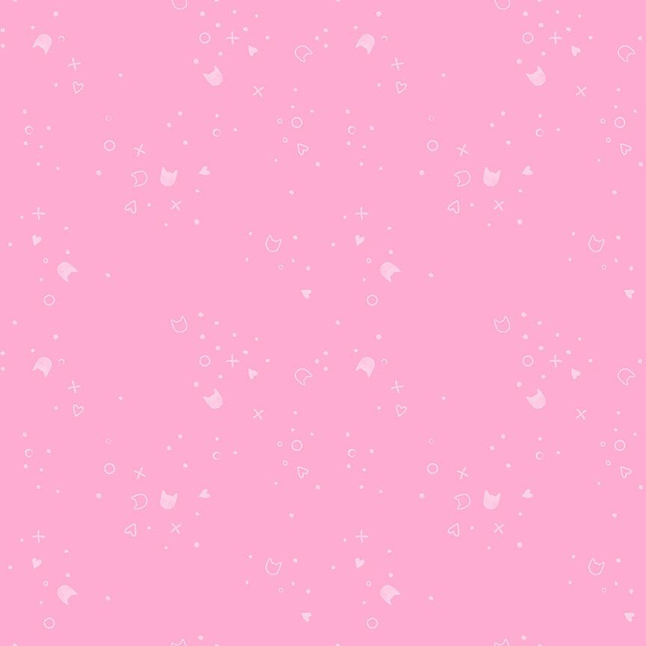 Kitty Litter Minky by Dear Stella in Bubble Gum