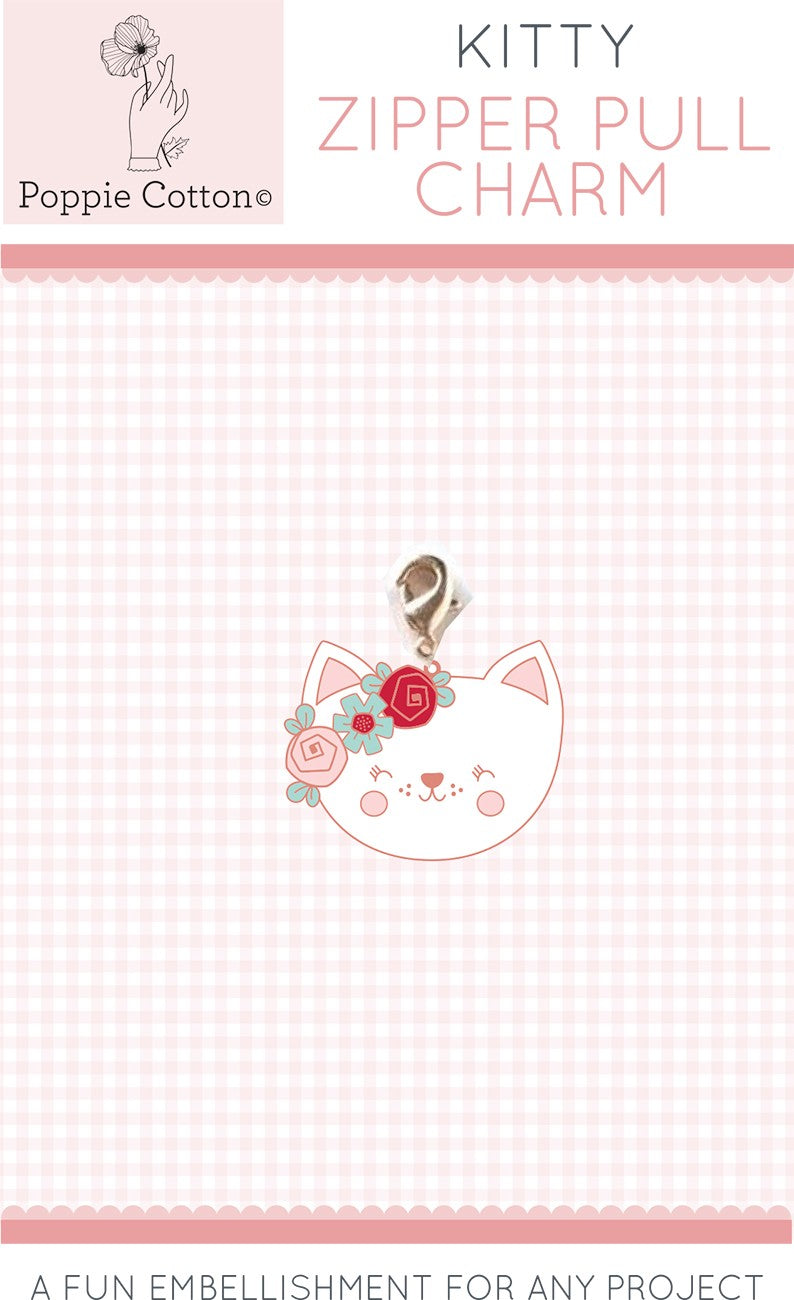 Kitty Zipper Pull Charm