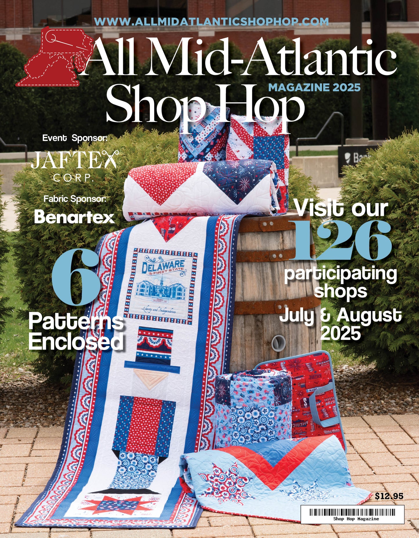 2025 All Mid-Atlantic Quilt Shop Hop Magazine - Presale