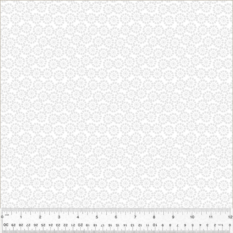 Mini Medallion-White on White