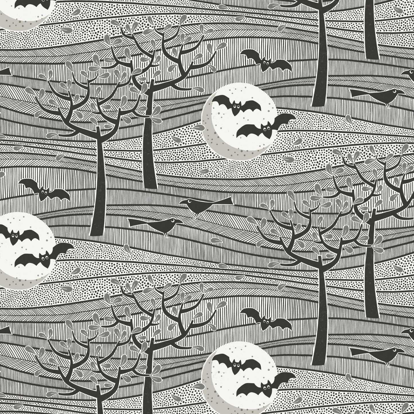 Gothic Whimsy-Night Landscape