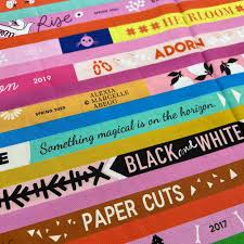 Selvedge Magic-Novelty Text and Words