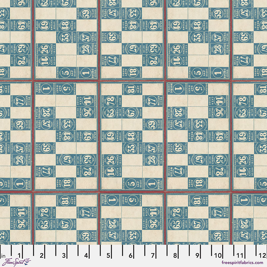 Blue - Numbers || Tim Holtz Palette Blue
