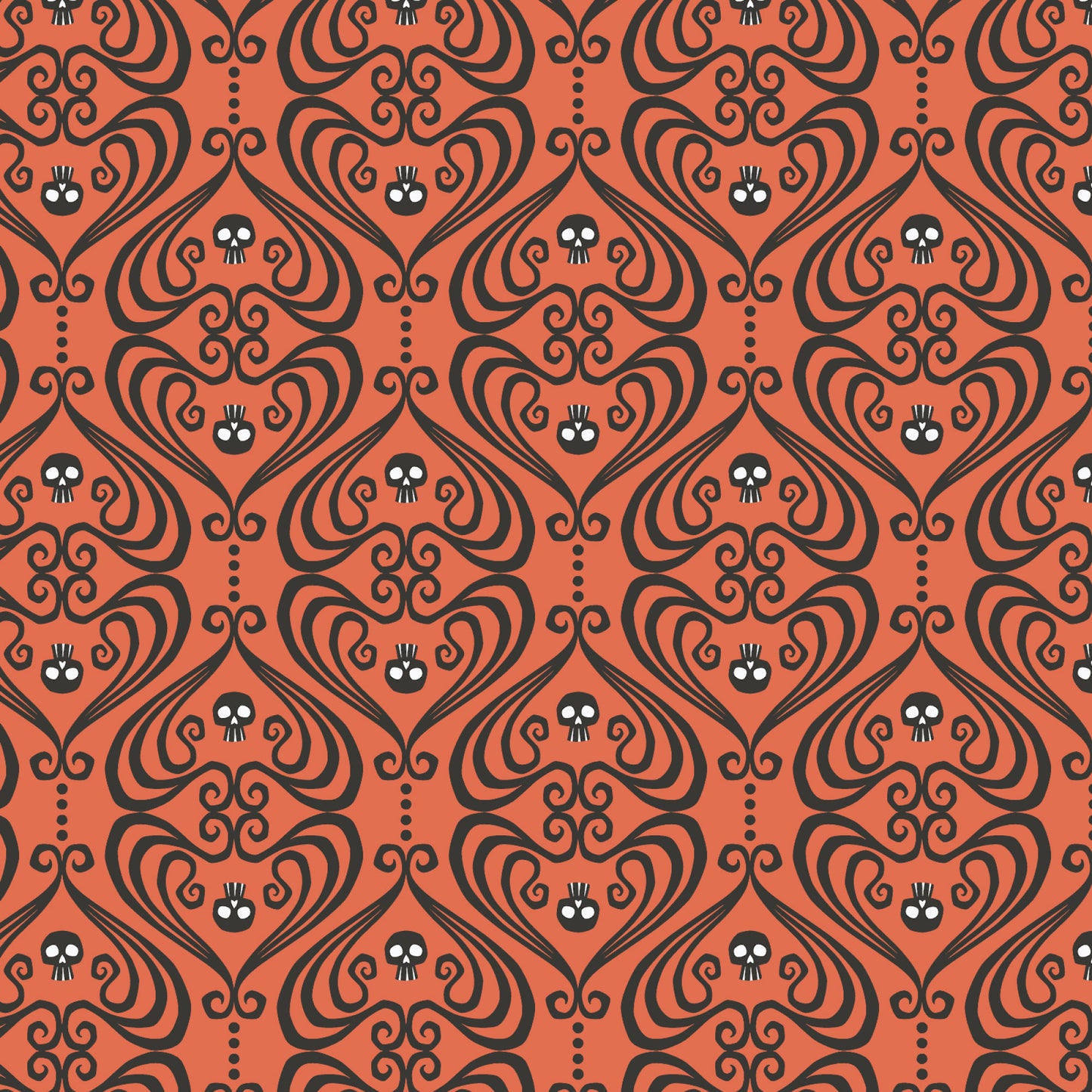 Gothic Whimsy-Ornaments (Orange)