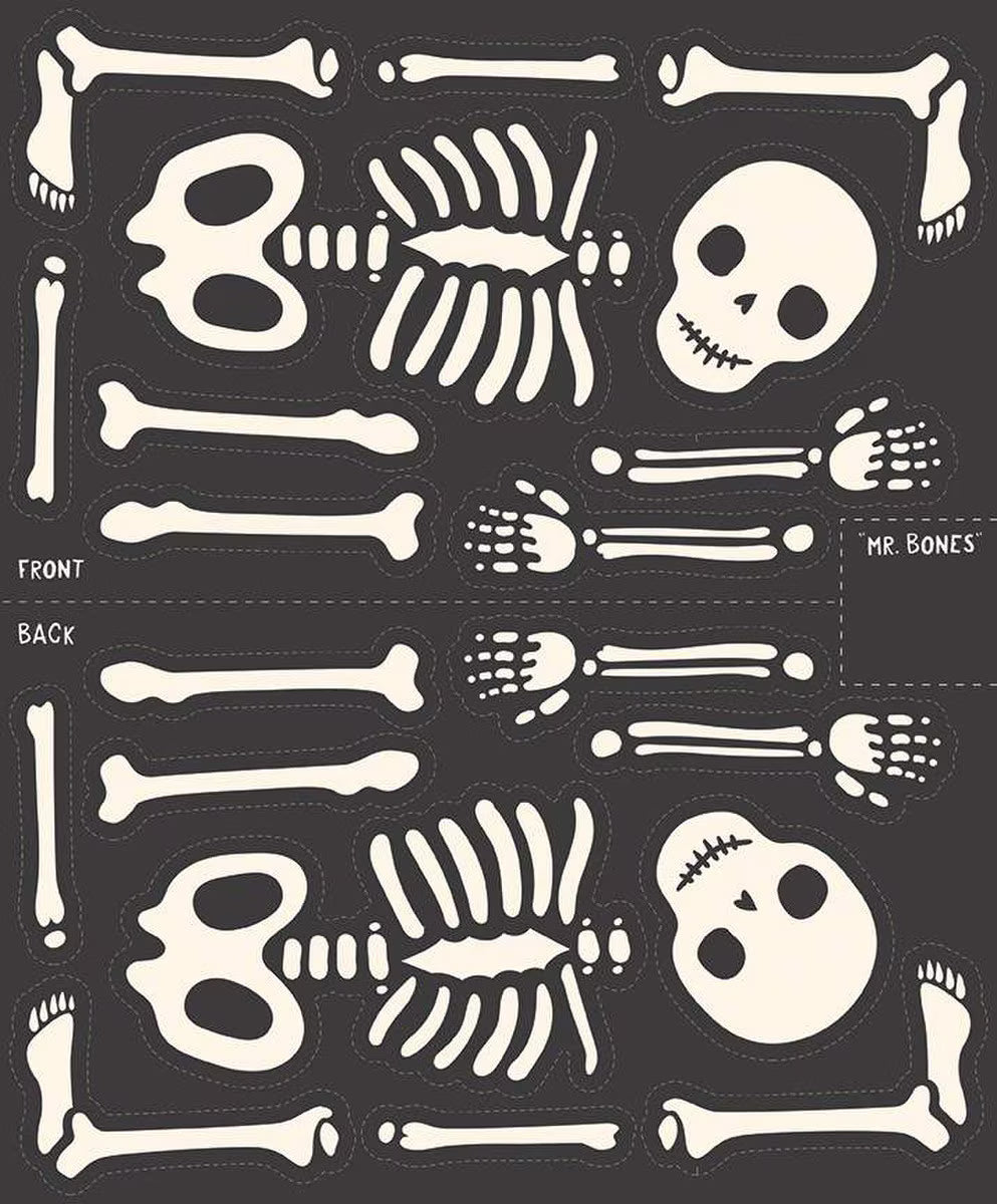 Hey Pumpkin Mr. Bones Jr. Panel