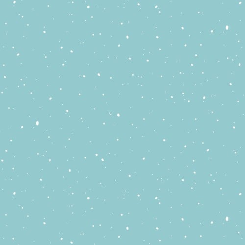 Snow Flurries-Turquoise