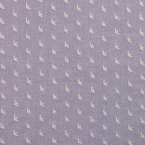 Birds in Blue Jay from Picnic Wovens designed by