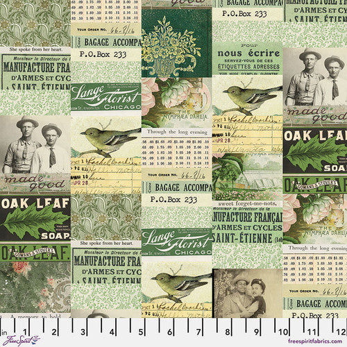 Green-Collage || Tim Holtz Palette Green