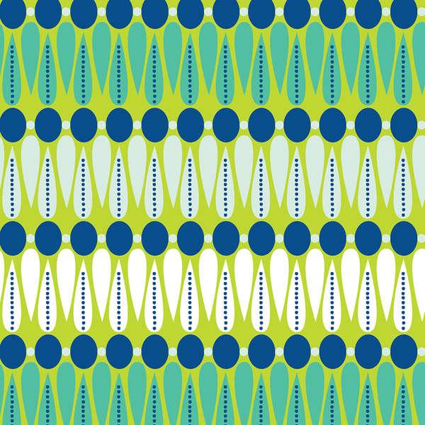 Peacock Garden (Lime/Green)