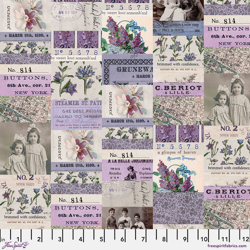 Purple - Collage || Tim Holtz Palette Purple