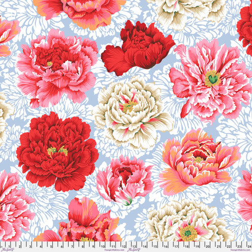 108" Backing Brocade Peony - Natural || Kaffe Fassett Collective Quilt Backs