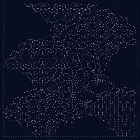 Sashiko Cloth Cumulus Cloud