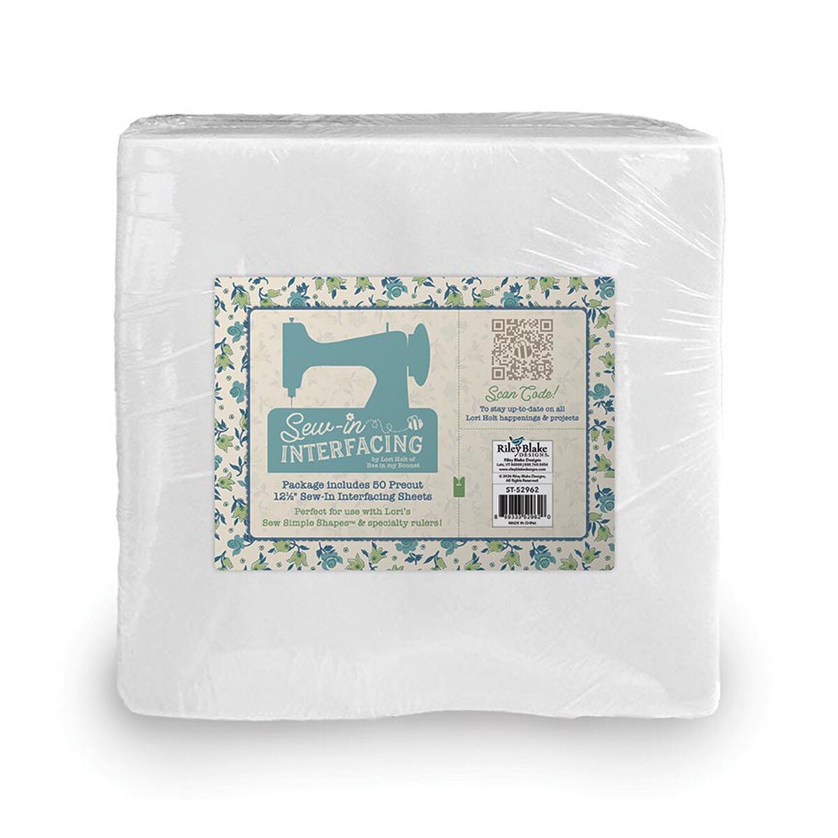 Lori Holt 12 1/2" Precut Sew-in Interfacing