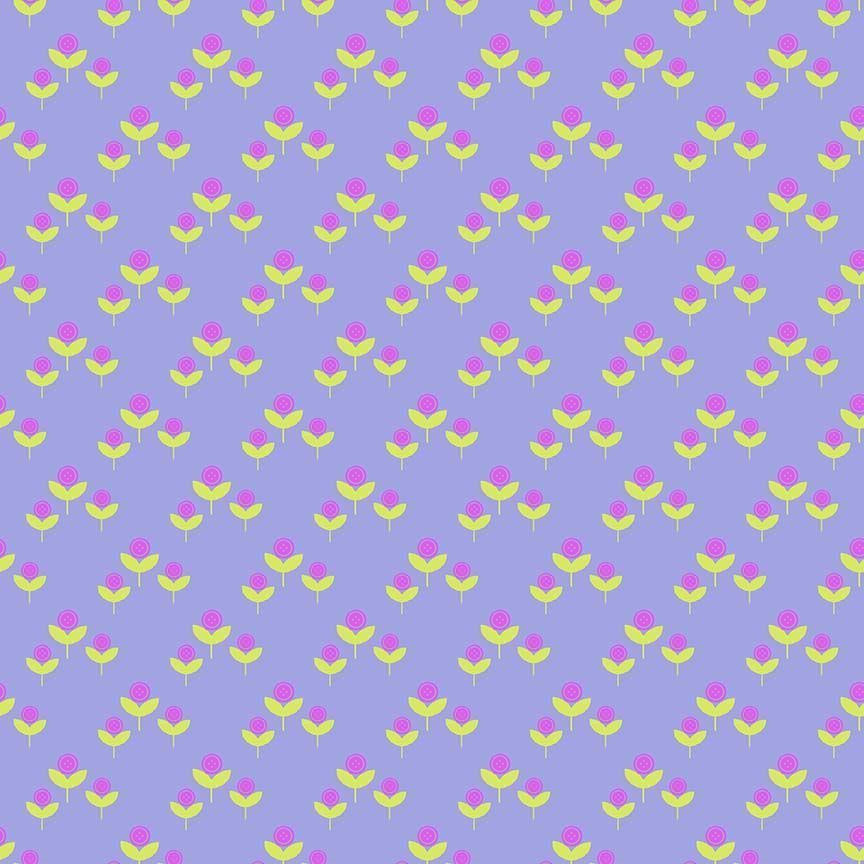QUILTY HELPURRS - Cute as a Button - Lavender