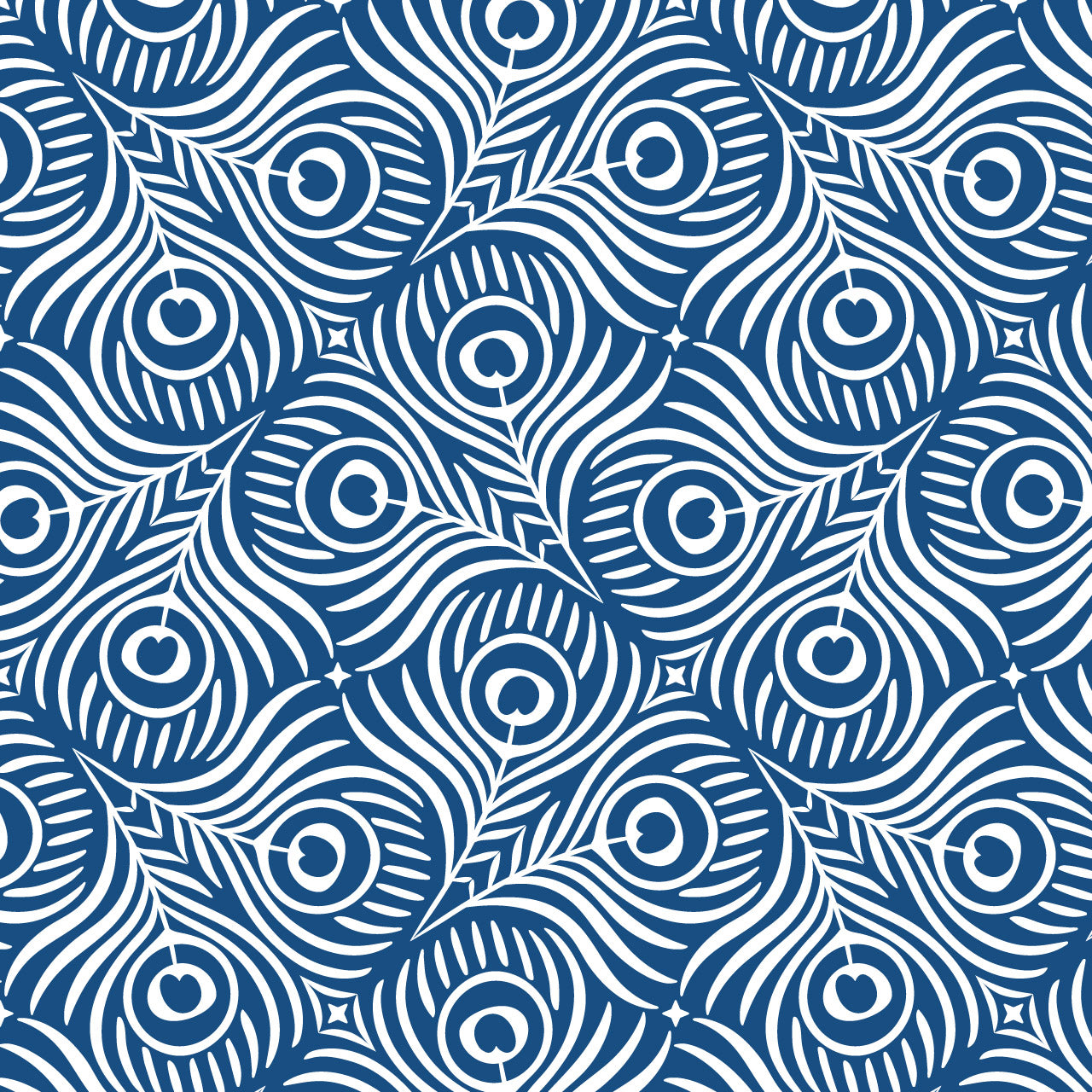 Sapphire Skies-Peacock Feathers