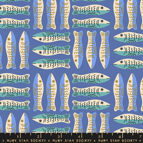 Ooh Lucky-Sardines (Light Blue)